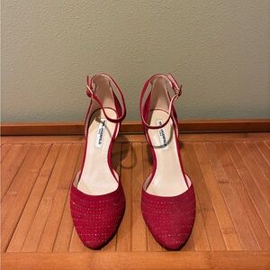 Karl Lagerfeld Red Studded Women’s Heels